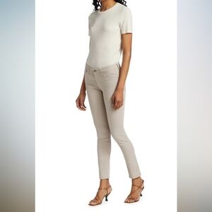 Adriano Goldschmied Women's The Prima Mid-Rise Cigarette Leg Jeans Taupe 29R